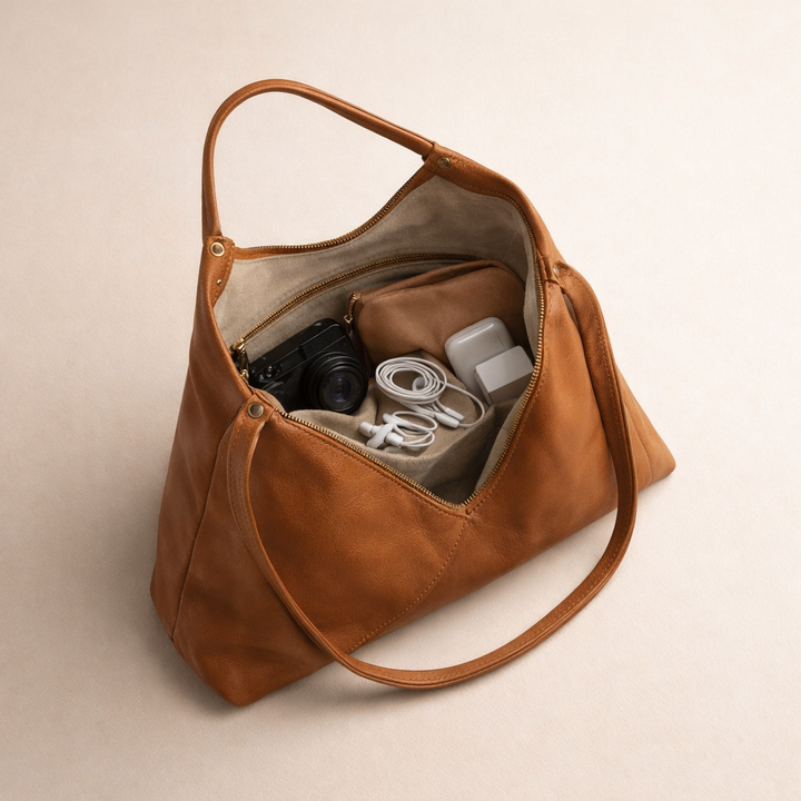 Roxanne läder toteväska