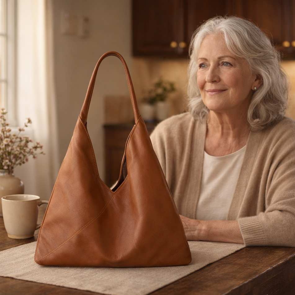 Roxanne läder toteväska