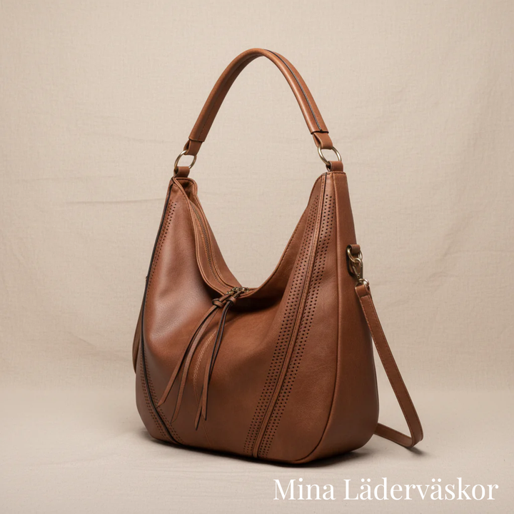 Minerva Läder axelväska