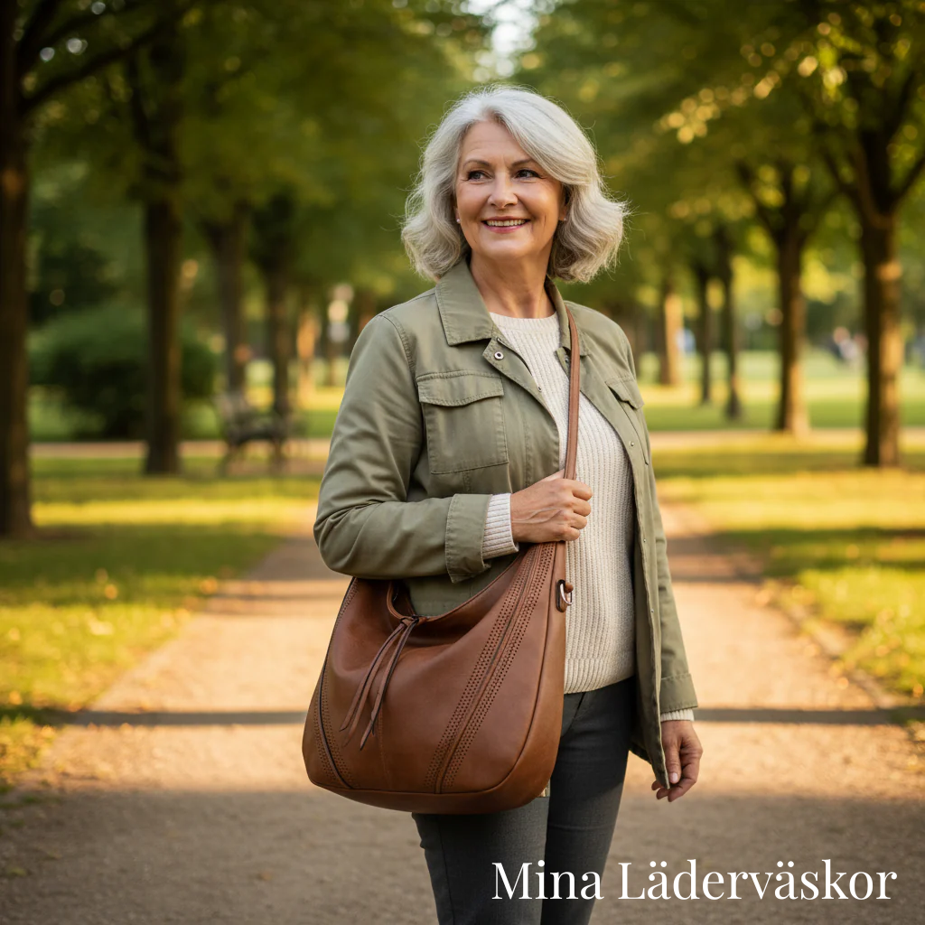 Minerva Läder axelväska