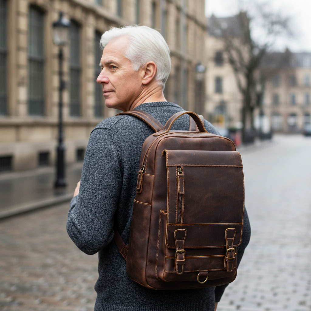 Mike Vintage Ryggsäck